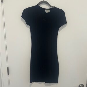 Calvin Klein Black Crewneck Knit Dress XS